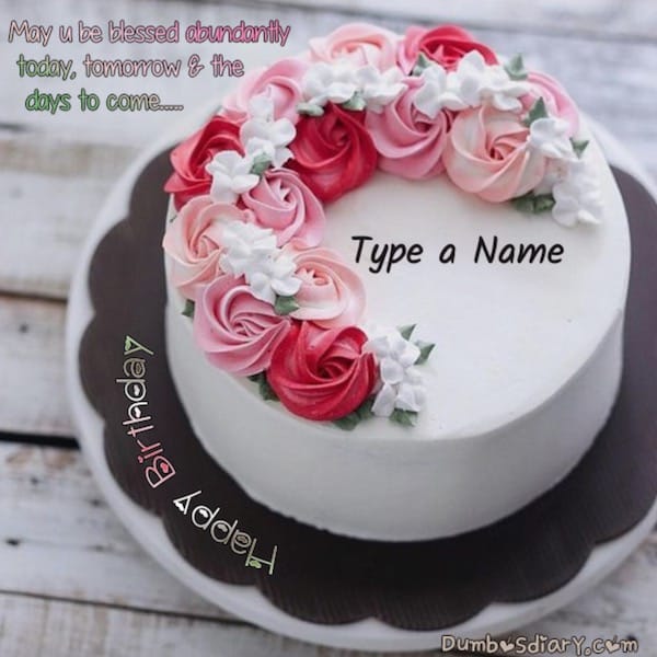 Jasmine Flowers Birthday Cake
